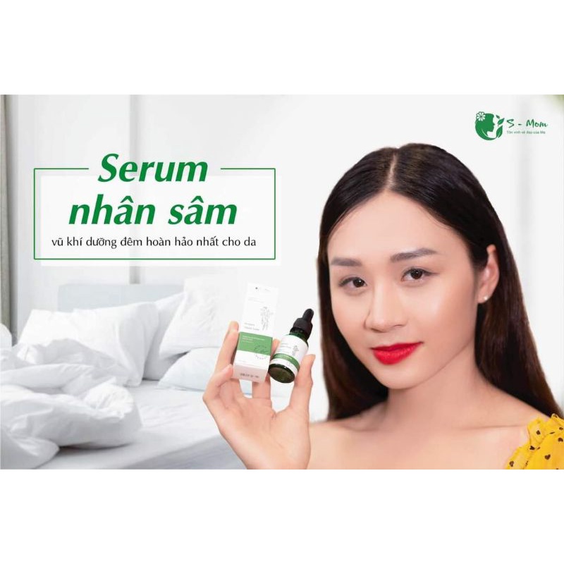 SERUM NHÂN SÂM DƯỠNG DA TRẮNG HỒNG HẾT THÂM SẠM NÁM VÀ CHỐNG LÃO HÓA