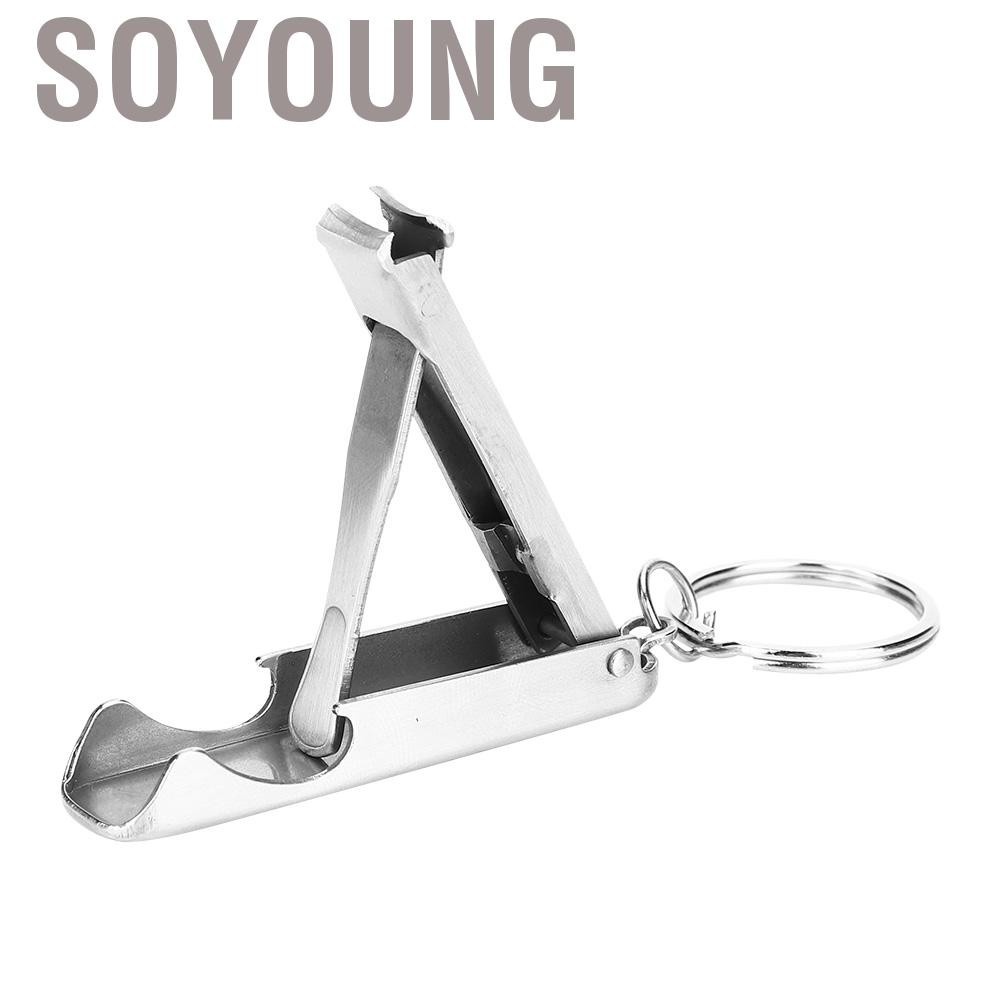 Dụng Cụ Cắt Móng Tay 2 Trong 1 Đa Năng Bằng Thép Không Gỉ