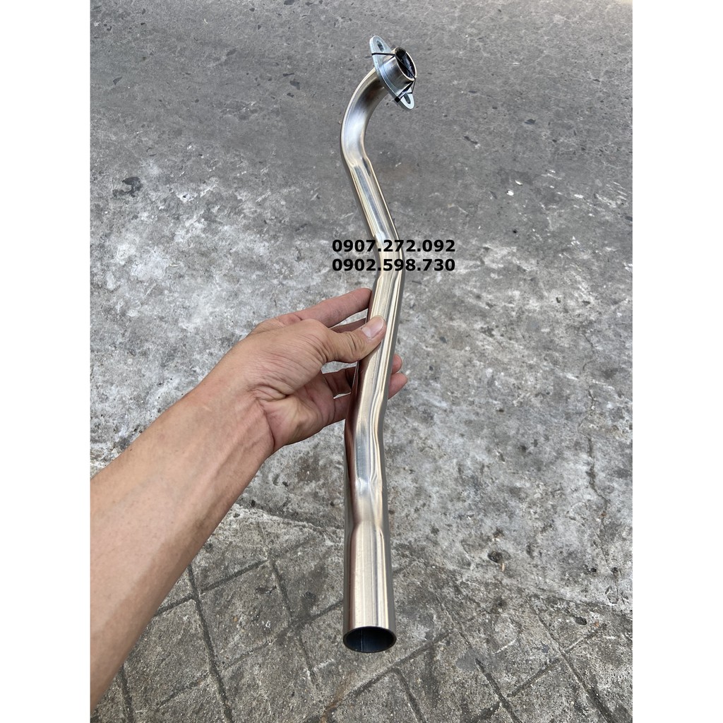 Cổ pô inox 304 27mm x 1,5mm gắn pô zin cho Future Led