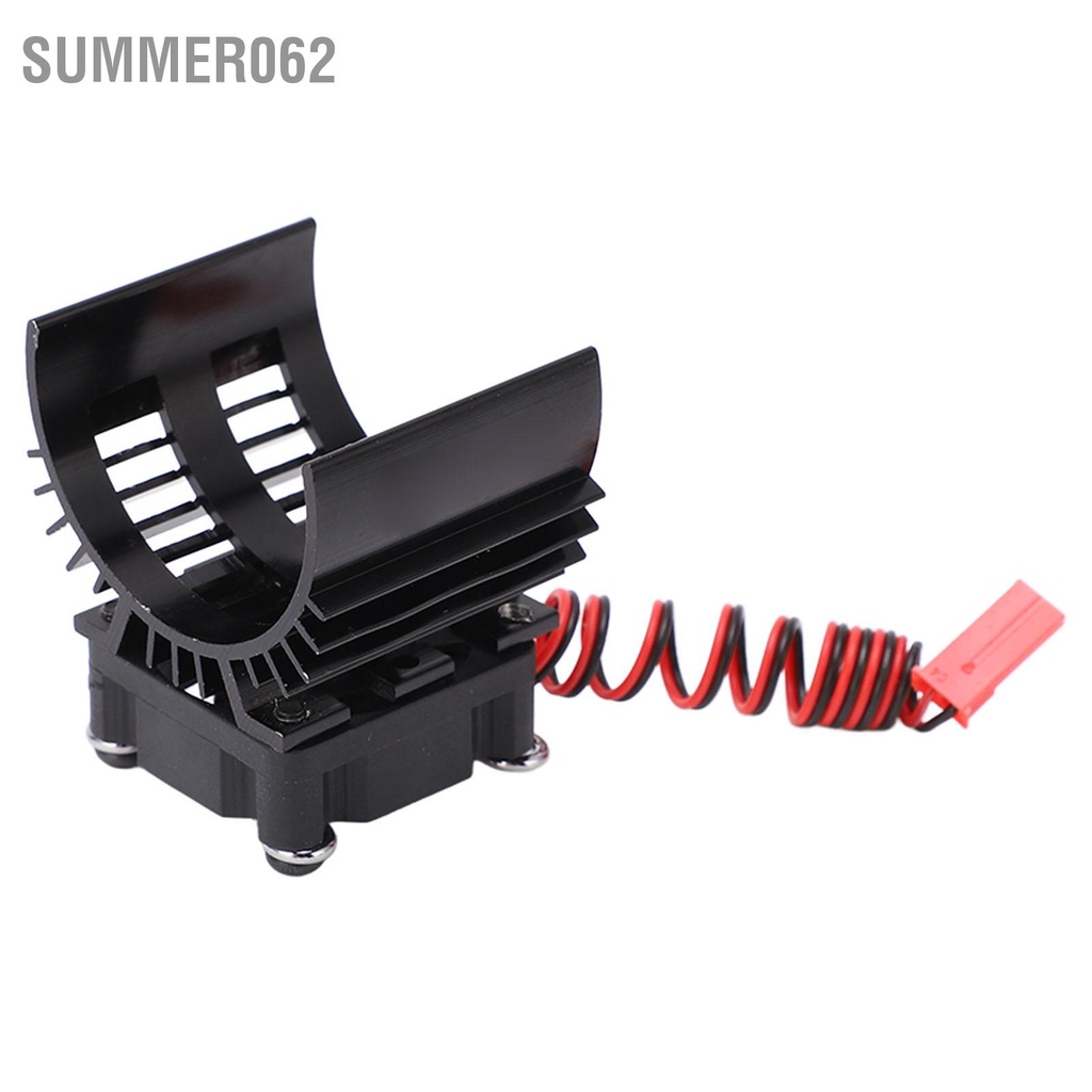 Summer062 Bộ tản nhiệt động cơ với quạt làm mát Hợp kim nhôm 36mm Phù hợp 540 550 chải 3650 3660 Không chổi than