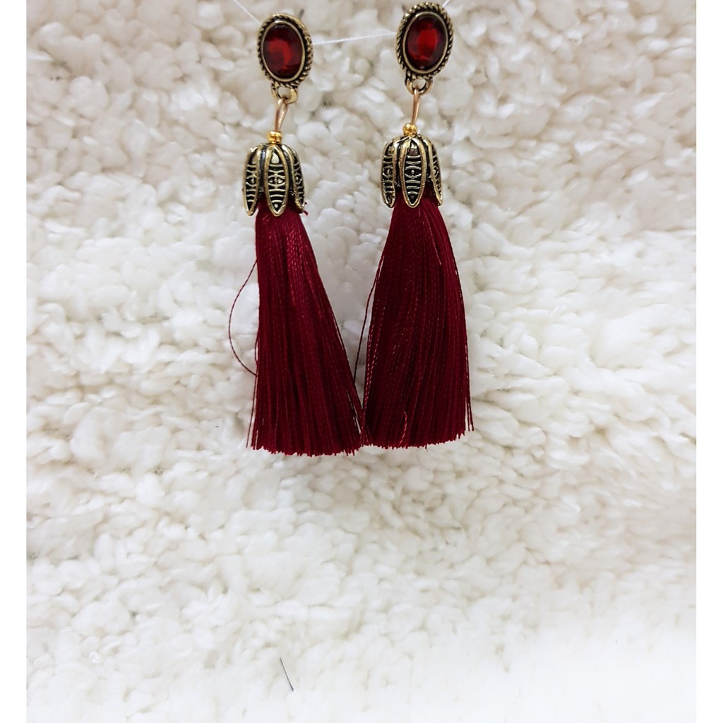 [ xả kho ] - KHUYÊN TAI VẢI CÁCH ĐIỆU ĐEO THỰC TẾ CỰC SANG