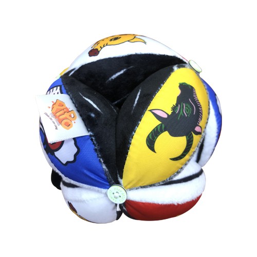 Bóng múi cho bé PiPoVietnam - Bóng múi luyện chân Chủ đề Đông Hồ - Đồ chơi bóng vải Montessori Vietnamese Art