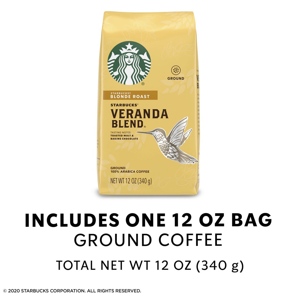 Cà phê Starbucks rang xay sẵn 100% Arabica Coffee gói 340g [Hàng Mỹ]