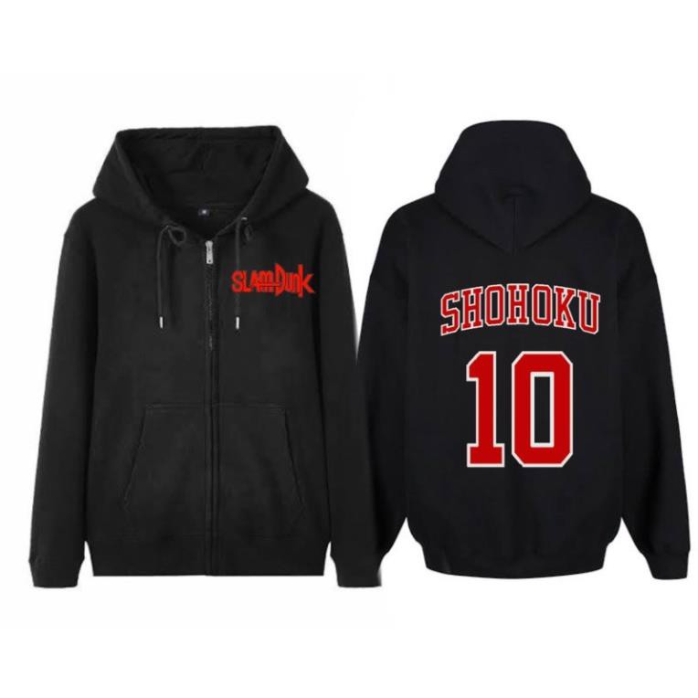 Áo SLAMDUNK Hoodie Jacket SHOHOKU SAKURAGI10 unisex đẹp