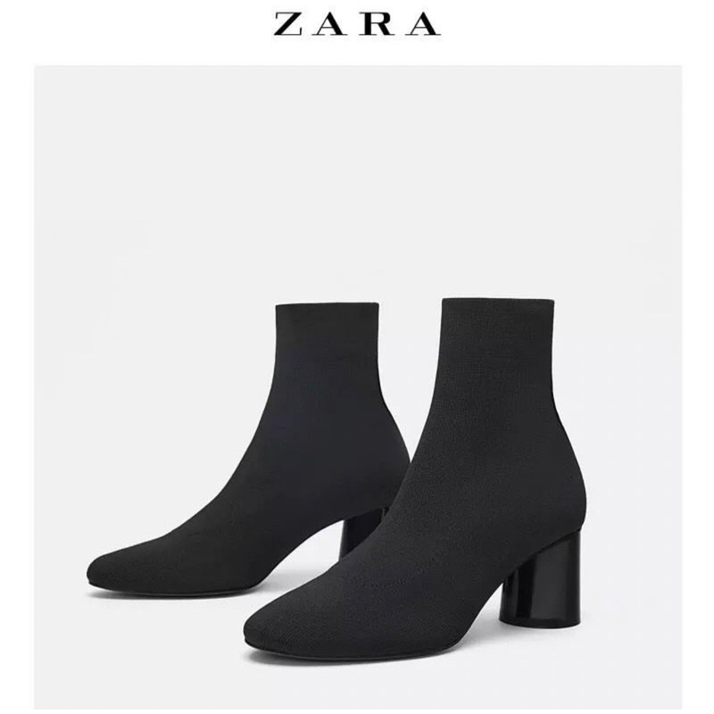 BOOT ZR LEN CỔ NGẮN GÓT TRÒN HÀNG TUỒN