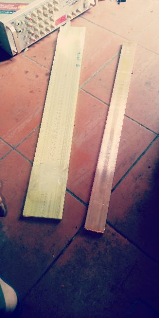 Thanh đồng đỏ dài 20cm rộng 5cm dày 1cm