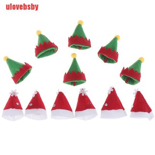 [Ready Stock] Set 6 Nón Giáng Sinh Mini Dễ Thương