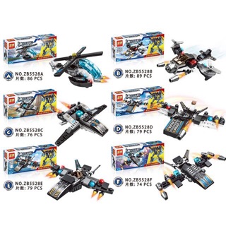 Bộ lego robot cảnh sát 6 in 1
