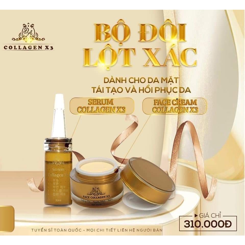 Serum Collagen X3 căng bóng da chính hãng Mỹ phẩm Đông Anh | BigBuy360 - bigbuy360.vn