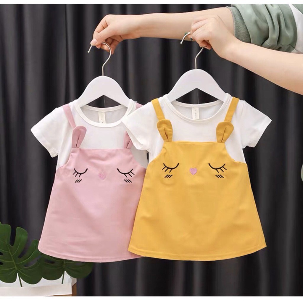 [MẪU MỚI] VÁY YẾM SWEET BABY ĐÁNG YÊU CHO BÉ 8-14KG. SHOP BEECOW