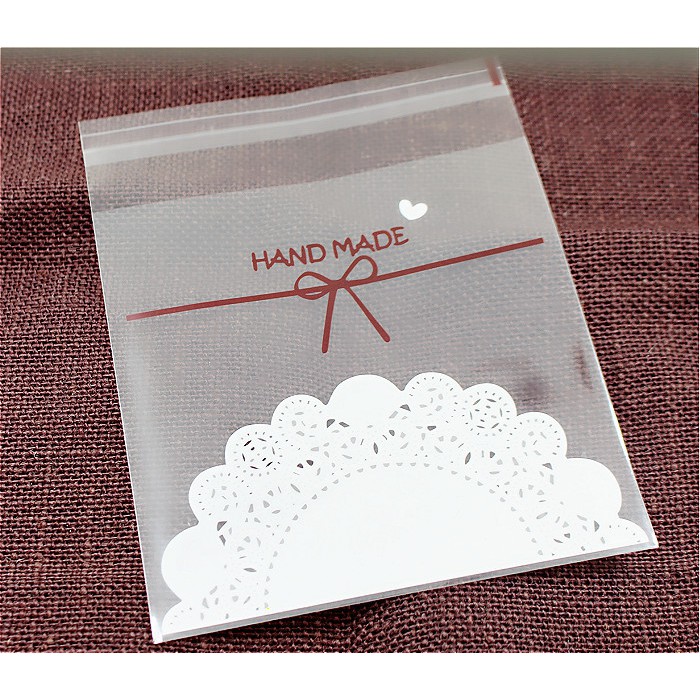 Túi đựng bánh quy 14x14cm nhiều mẫu 20c