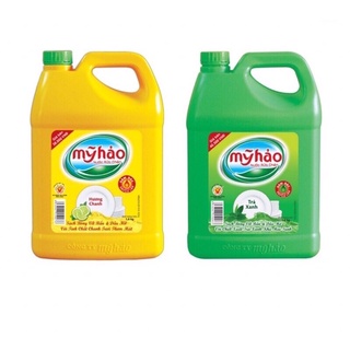 Nước Rửa Chén Mỹ Hảo Hương Chanh/Hương Trà Xanh Can 1,5kg/1,6kg