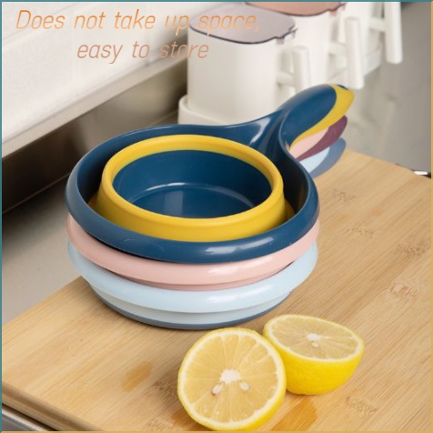 Ca Múc Nước Bằng Silicone Có Thể Gấp Gọn Tiện Lợi Dành Cho Nhà Bếp / Phòng Tắm