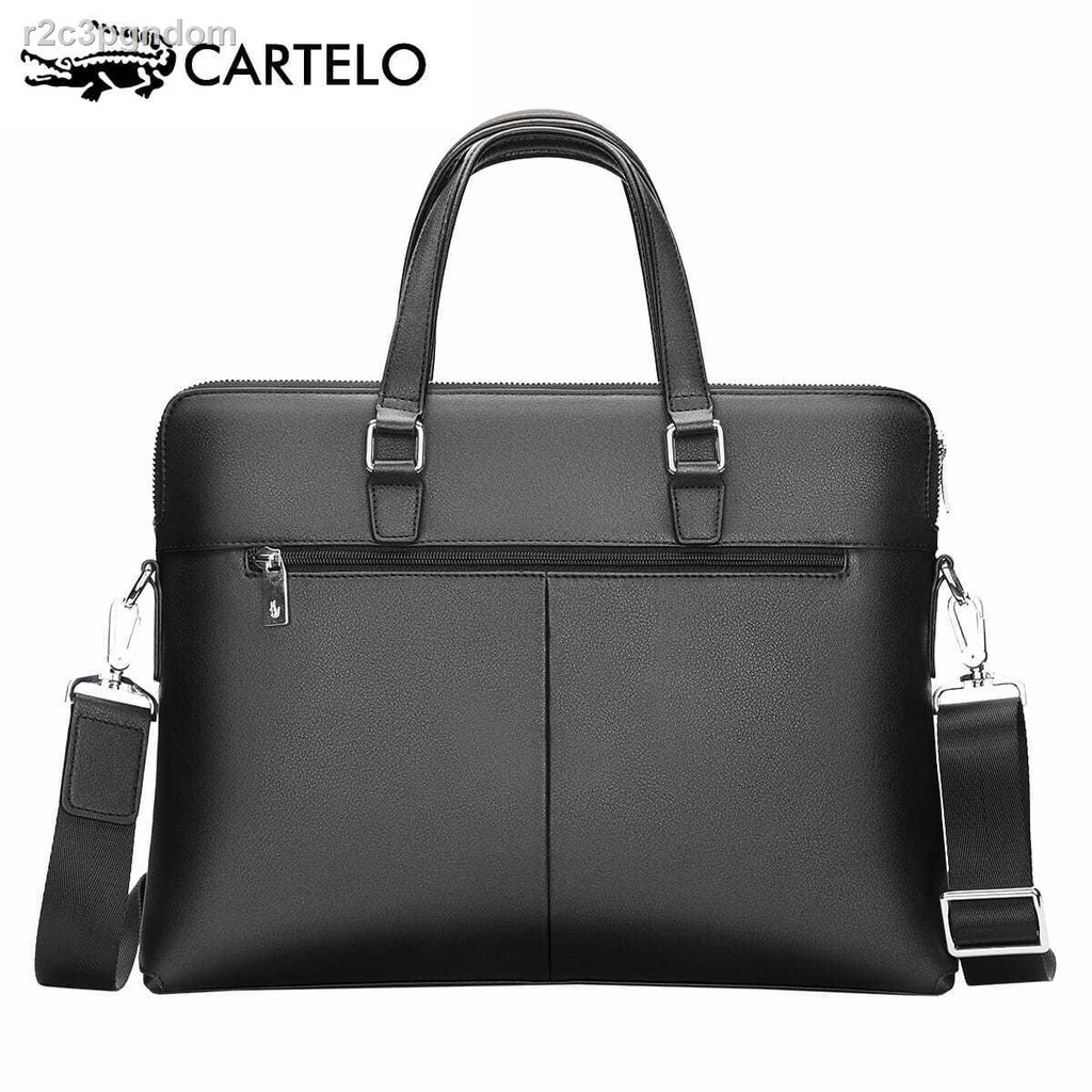 túi xách nam cá sấu Cadile công sở da bò