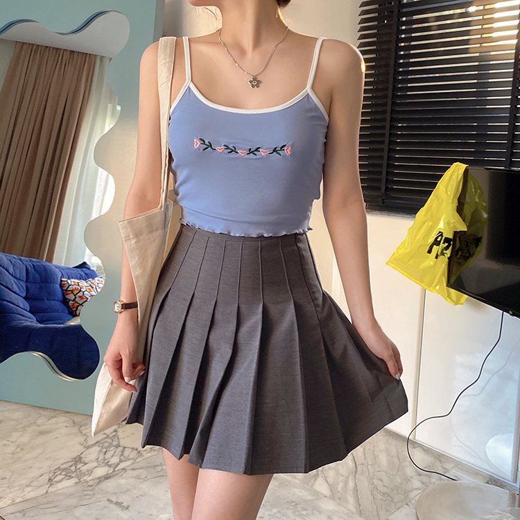 Áo Hai Dây Thêu Hoa Co Giãn 42784 Mã42784 | BigBuy360 - bigbuy360.vn