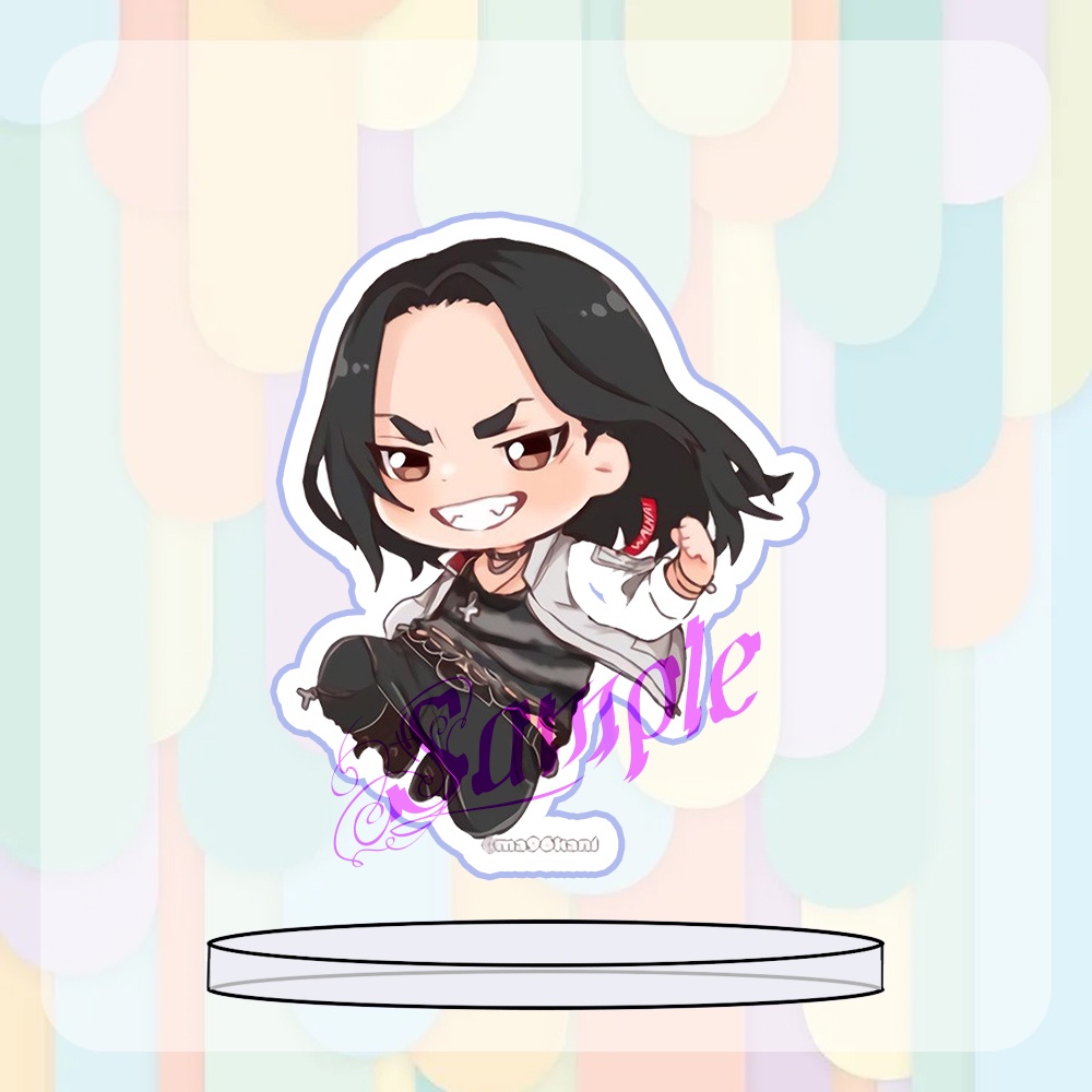 ( MINI ) Mô hình Standee TOKYO REVENGERS KỊCH TRƯỜNG CỦA TAKEMICHI anime chibi mica trưng bày