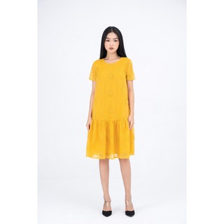 De Leah - Đầm suông đuôi cá ren thêu - Thời trang thiết kế