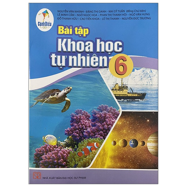 Sách Bài tập khoa học tự nhiên 6 (CD) và 2 tập giấy kiểm tra cấp 2