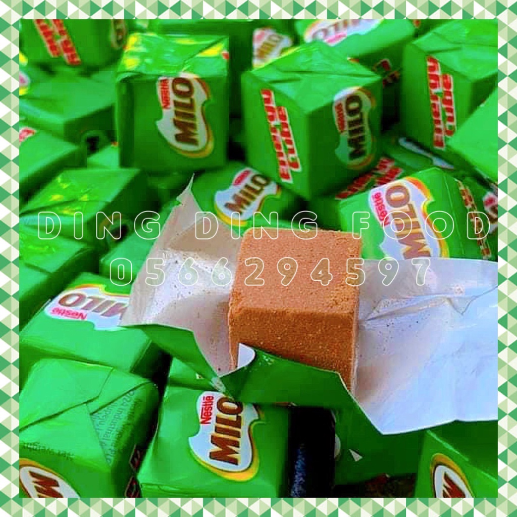 Date 2024 - Kẹo Milo Cube Thái Lan  SIÊU NGON, Energy Cube Viên 275g, Ăn Vặt Socola, DING DING FOOD