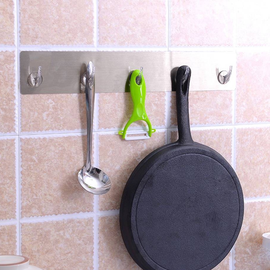 [Tổng Kho Sỉ] Khung Treo Đồ Dán Tường NHIỀU MÓC T7 (Mới Về) - Móc Dàn Treo Cường Lực Sau Cửa, Treo Nhà Tắm Đa Năng