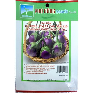 Hạt giống Cà pháo tím cao sản Phú Nông(PN131097) - 0.5g