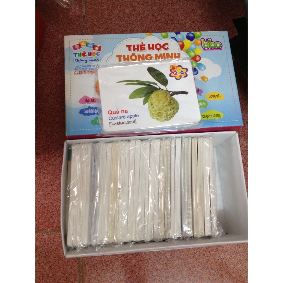 [ Gía siêu rẻ ] FLASH CARD VIỆT ANH ( BỘ 16 CHỦ ĐỀ 416 THẺ)