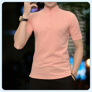 [HÀNG ĐẸP]Áo thun nam - Áo thun nam cổ tàu - Kiểu dáng trẻ trung, dáng body, mặc cực kỳ thoải mái, thoáng mát