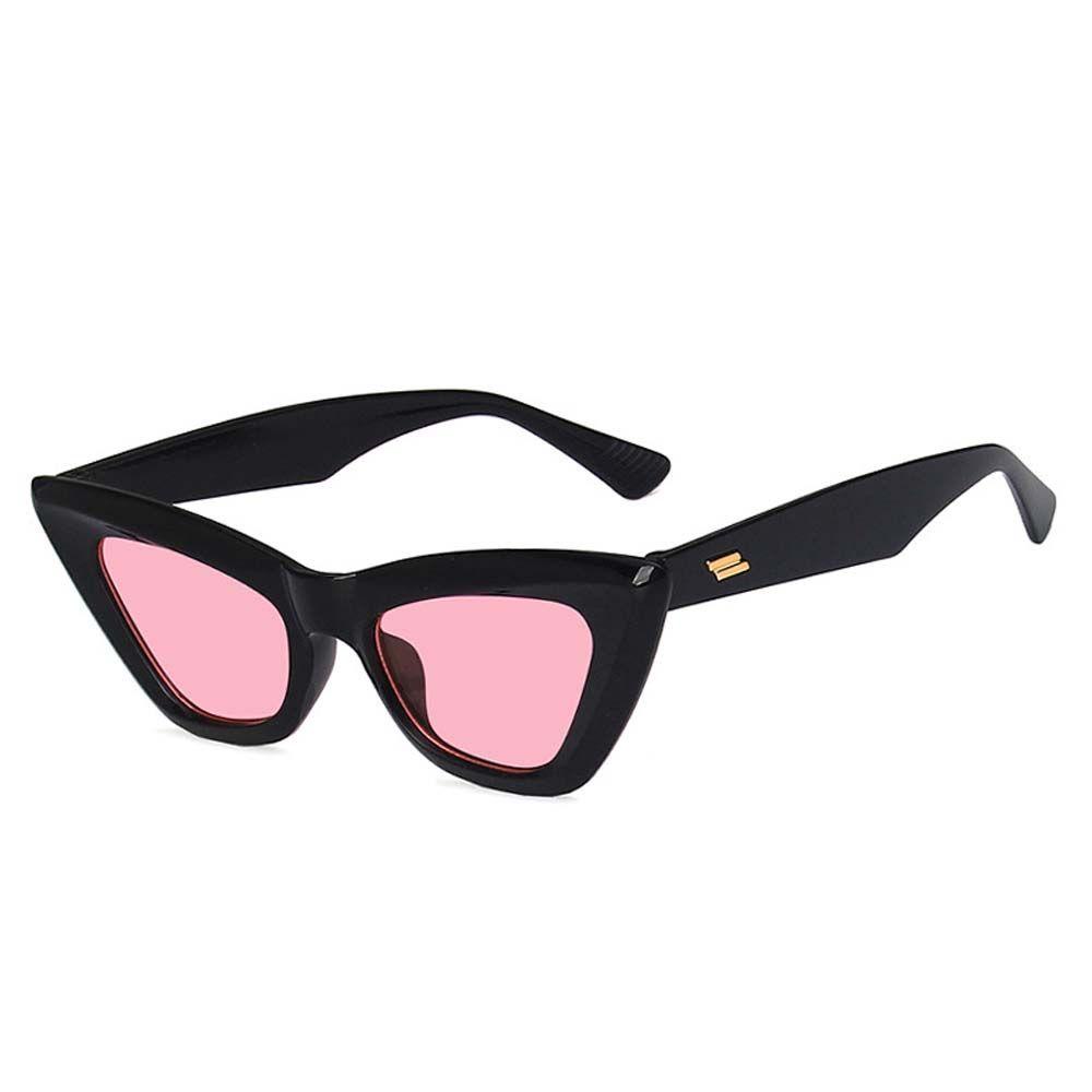 Kính Mát Hình Tam Giác Chống Tia UV Họa Tiết Da Báo Thương Hiệu WMES15H Sang Trọng