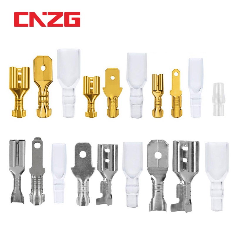 Set 50/ 100 Đầu Nối Dây Điện Cnzg 2.8Mm 4.8Mm Đa Năng Tiện Lợi