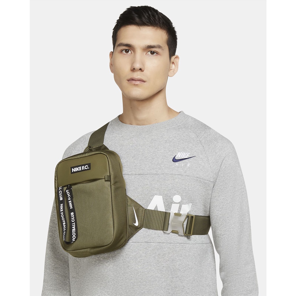 Túi Đeo Chéo Nike FC Shouder Cross Body Bag Chính Hãng Túi Thể Thao Sportwears Nike Màu Xanh Rêu - Simple Sneaker