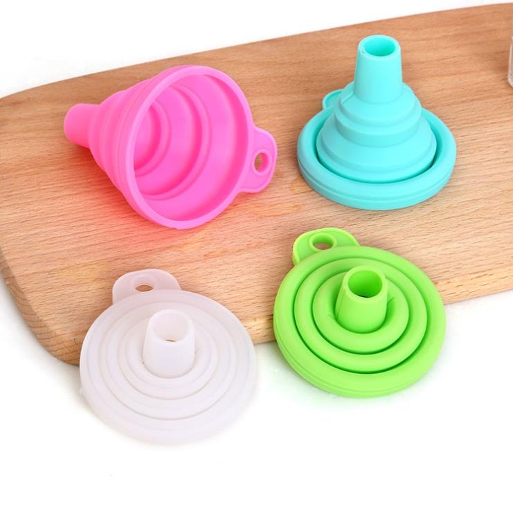 giahuydiet  Phễu silicon gấp gọn tiện lợi, dụng cụ chiết chất lỏng