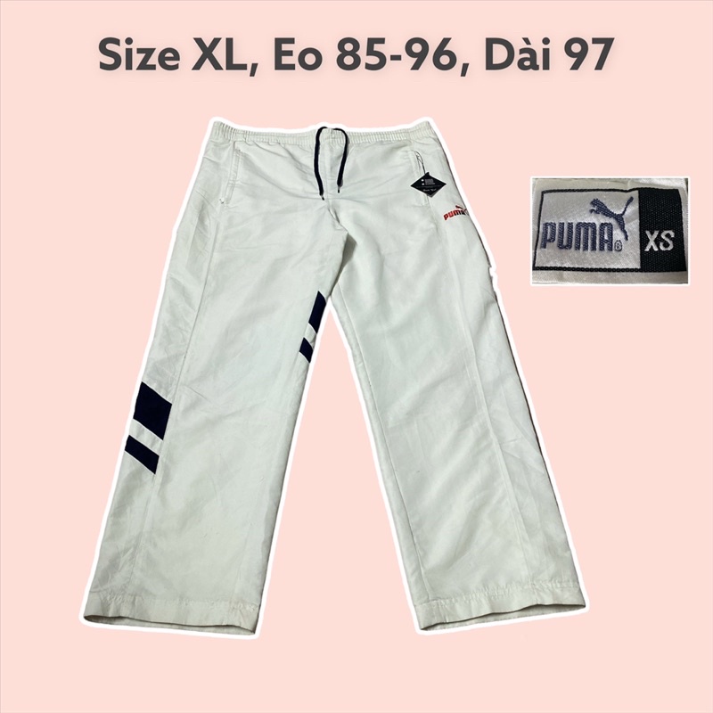 Quần thể thao gió, nỉ unisex 2hand hàng hiệu có big size