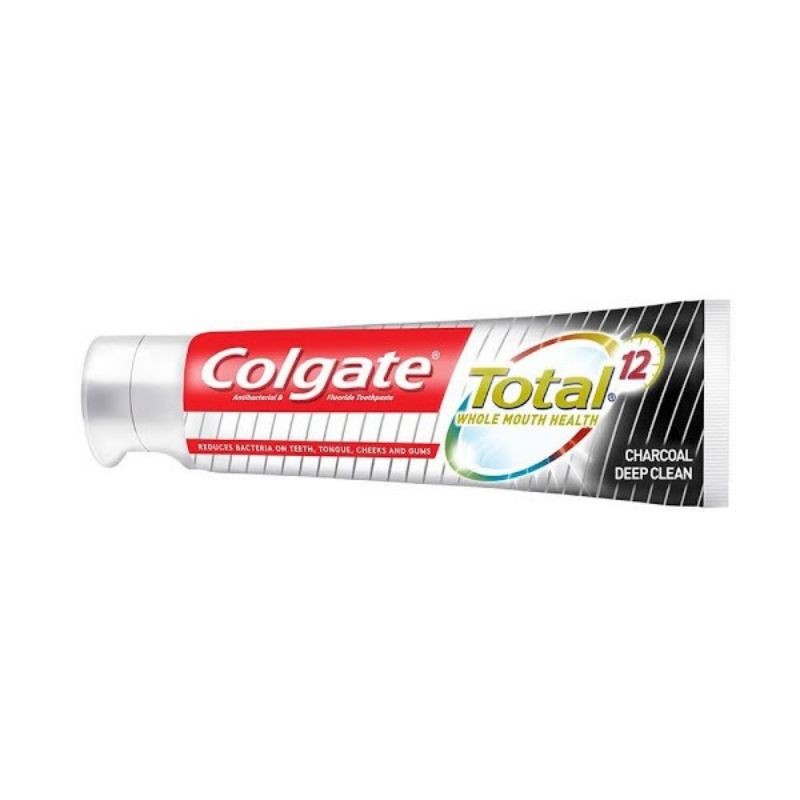 (Tuýp du lịch) Kem đánh răng Colgate Total than hoạt tính bảo vệ toàn diện 35g