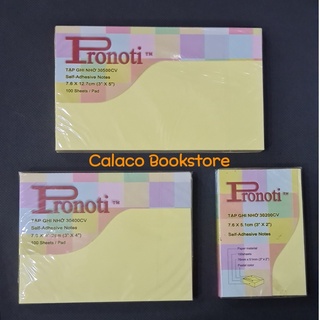 Giấy Note Pronoti 100 Tờ - Màu Vàng