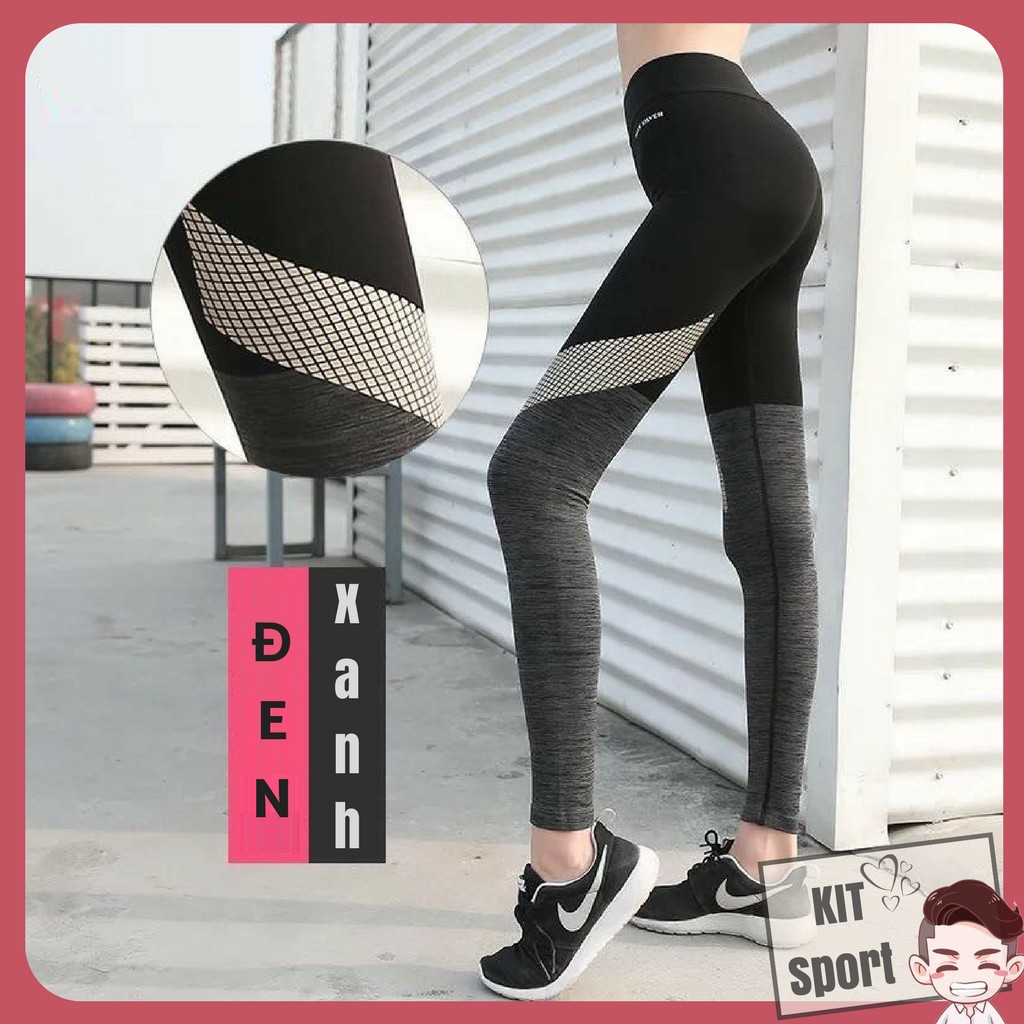 Quần legging thể thao nữ Silver + (Tập Gym,Yoga) Áo - Cửa Hàng Việt Nam