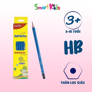 Bút chì 2B Gỗ mềm Smartkids chuyên dùng cho thi trắc nghiệm, vẽ tranh SK-091