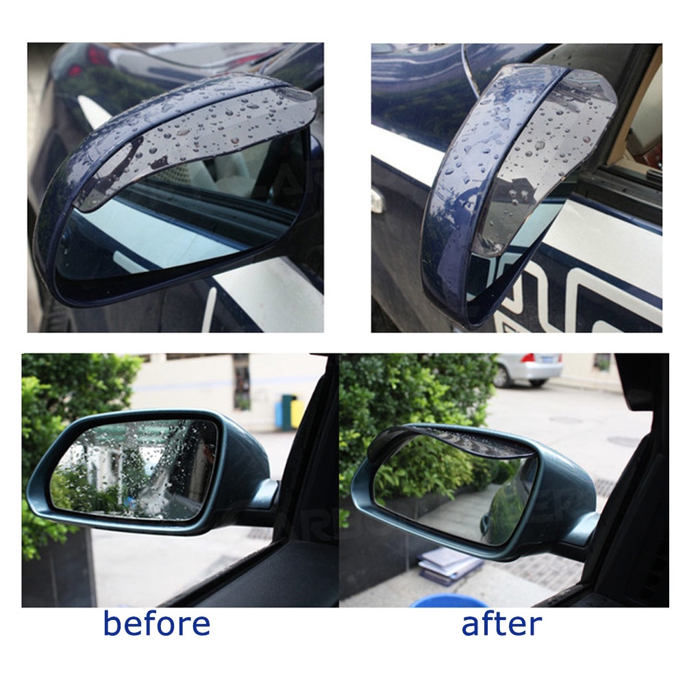 Set 2 Tấm Che Mưa/Tuyết Cho Kính Chiếu Hậu Xe Hơi