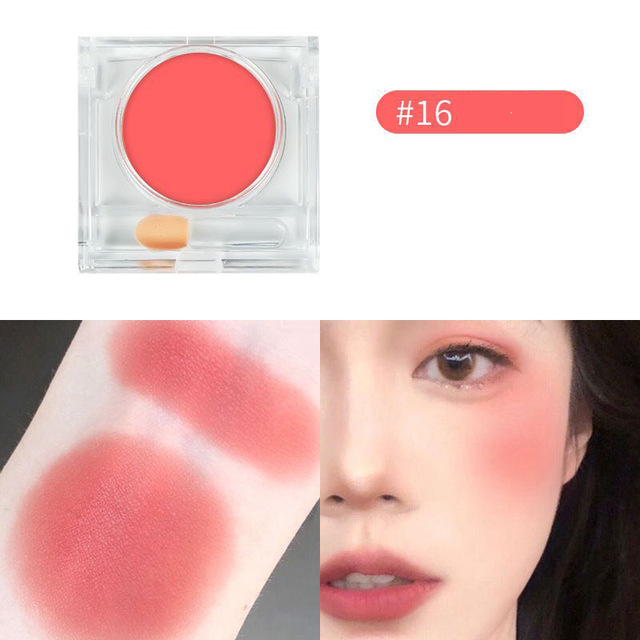 [Hàng mới về] Phấn má hồng mini dưỡng ẩm chống nước trang điểm tự nhiên làm đẹp phong cách Hàn Quốc