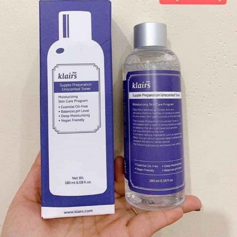 Nước Hoa Hồng Klairs / Đại Lý Chính Hãng / Nước Hoa Hồng Klairs Supple Preparation Toner | BigBuy360 - bigbuy360.vn