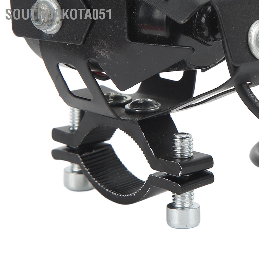 Southdakota051 2 cái Đèn LED Xe Máy Chiếu Sáng Màu Xanh Lá Cây 12‑80V Mắt Thiên Thần Làm Việc Không Thấm Nước cho Thuyền Ô Tô