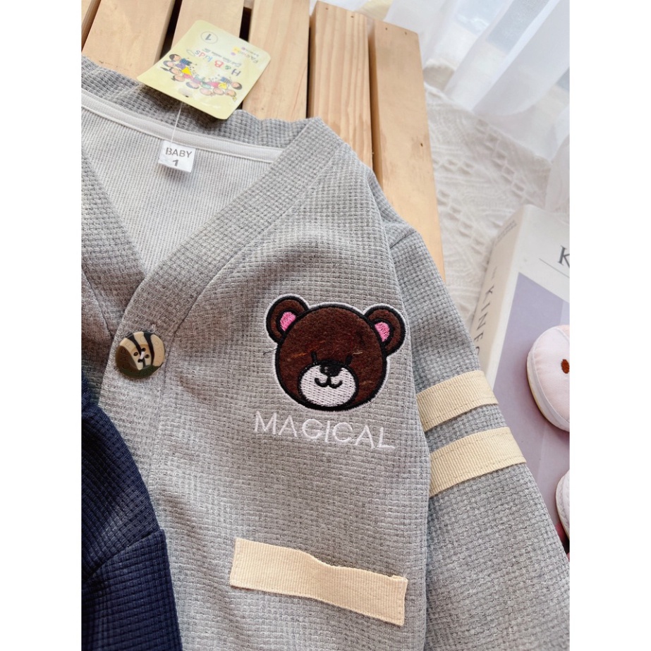 Áo GiLE Lông Cổ Trụ 5 Màu Bé Trai Bé Gái Kéo Khoá Siêu Mềm Mịn M025