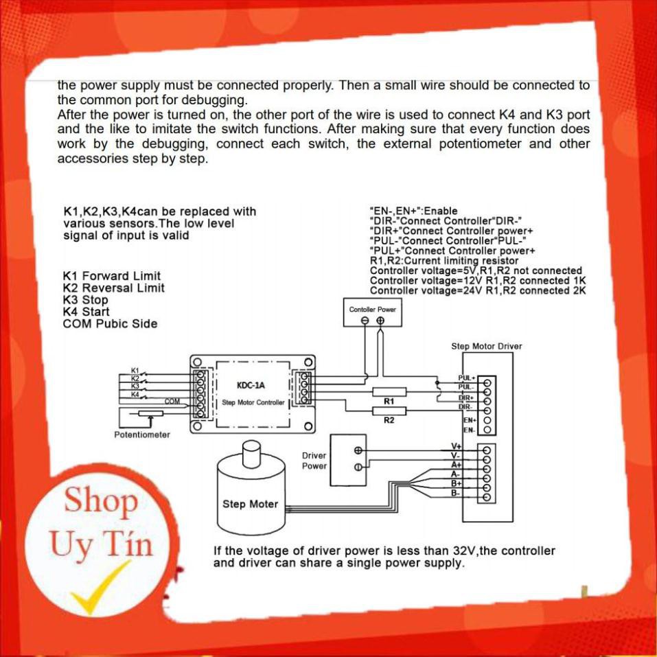 Bộ phát xung DKC-1A cho động cơ bước, Servo