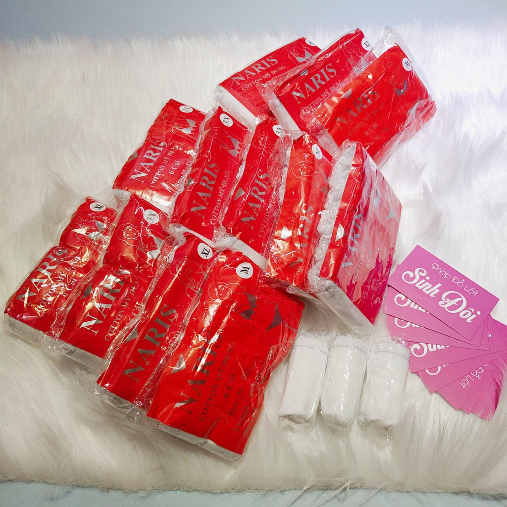 Combo 6 quần lót nữ cotton dùng 1 lần (quần giấy) cao cấp mềm mại thoáng mát đi du lịch, công tác size từ 45kg-70kg