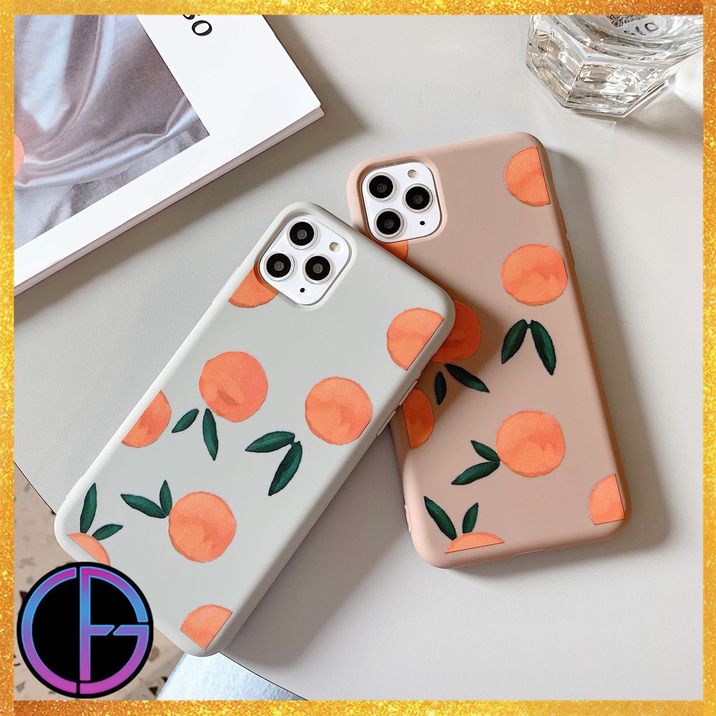Ốp Điện Thoại Màu Cam Xinh Xắn Cho Iphone 11 Pro Max Xsmax Xr 6 I 7 I 8 Plus | BigBuy360 - bigbuy360.vn
