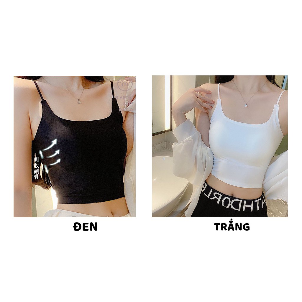 Áo Bra Nữ 2 dây Nâng Ngực - Áo bra nâng vòng một gợi cảm mẫu Bra đúc su 2101