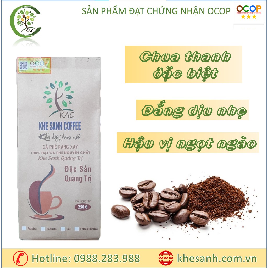 [Mã GROXUAN1 giảm 8% đơn 150K] Cà phê đặc sản Arabica Khe Sanh (KAC) - Cà phê sạch 100% | BigBuy360 - bigbuy360.vn