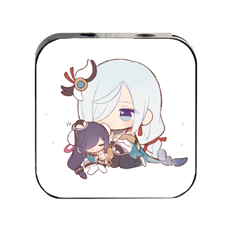 Máy nghe nhạc mp3 in hình nhân vật SHENHE game GENSHIN IMPACT anime chibi kèm tai nghe tiện lợi cá tính