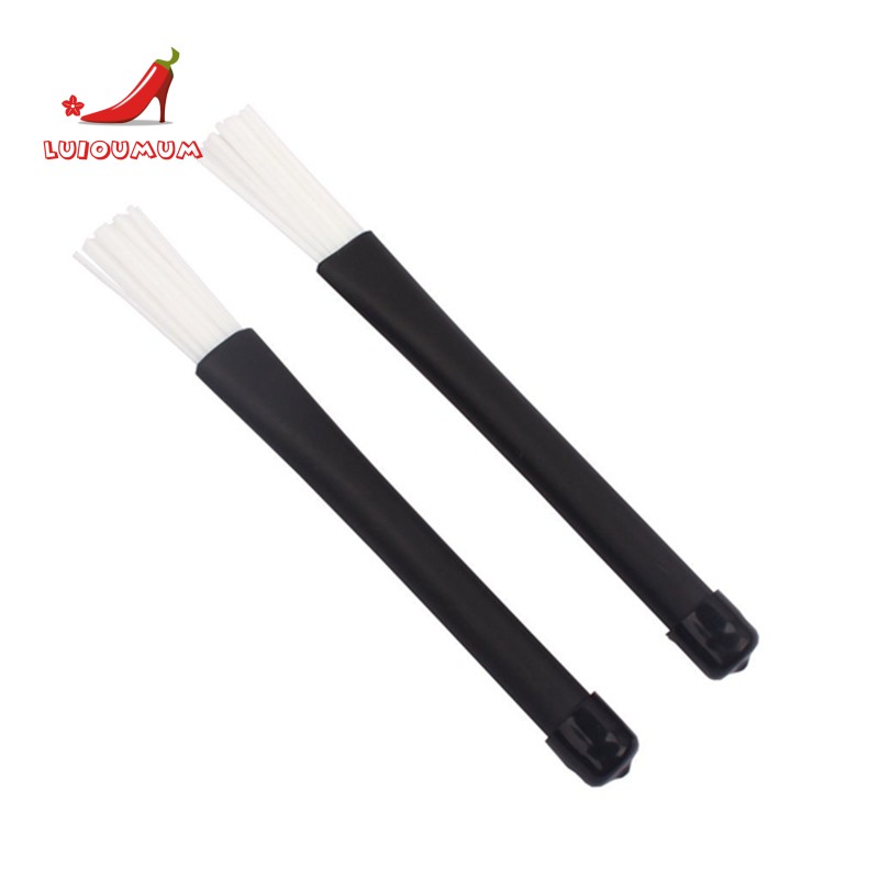 Telescopic Retractable Handles Percussion Drum Brushes Sticks