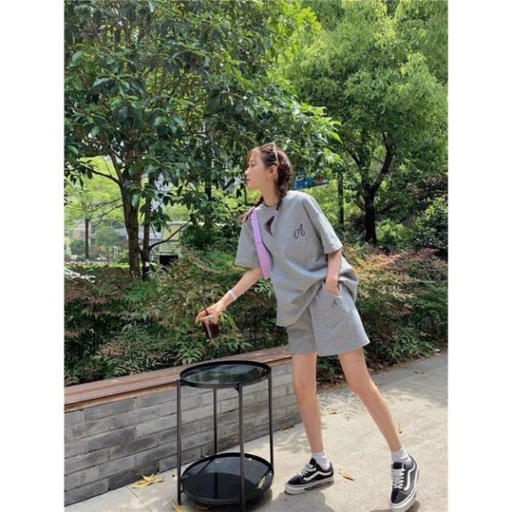 [HCM] Set bộ nữ, set đùi áo thun from rộng 60kg hoạ tiết teen chất cotton co dãn mịn mát SKUS-111