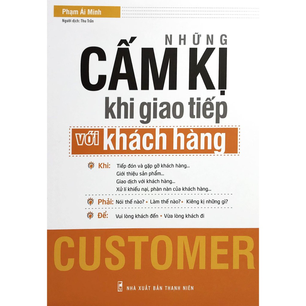 Sách -  Những cấm kị khi giao tiếp với khách hàng